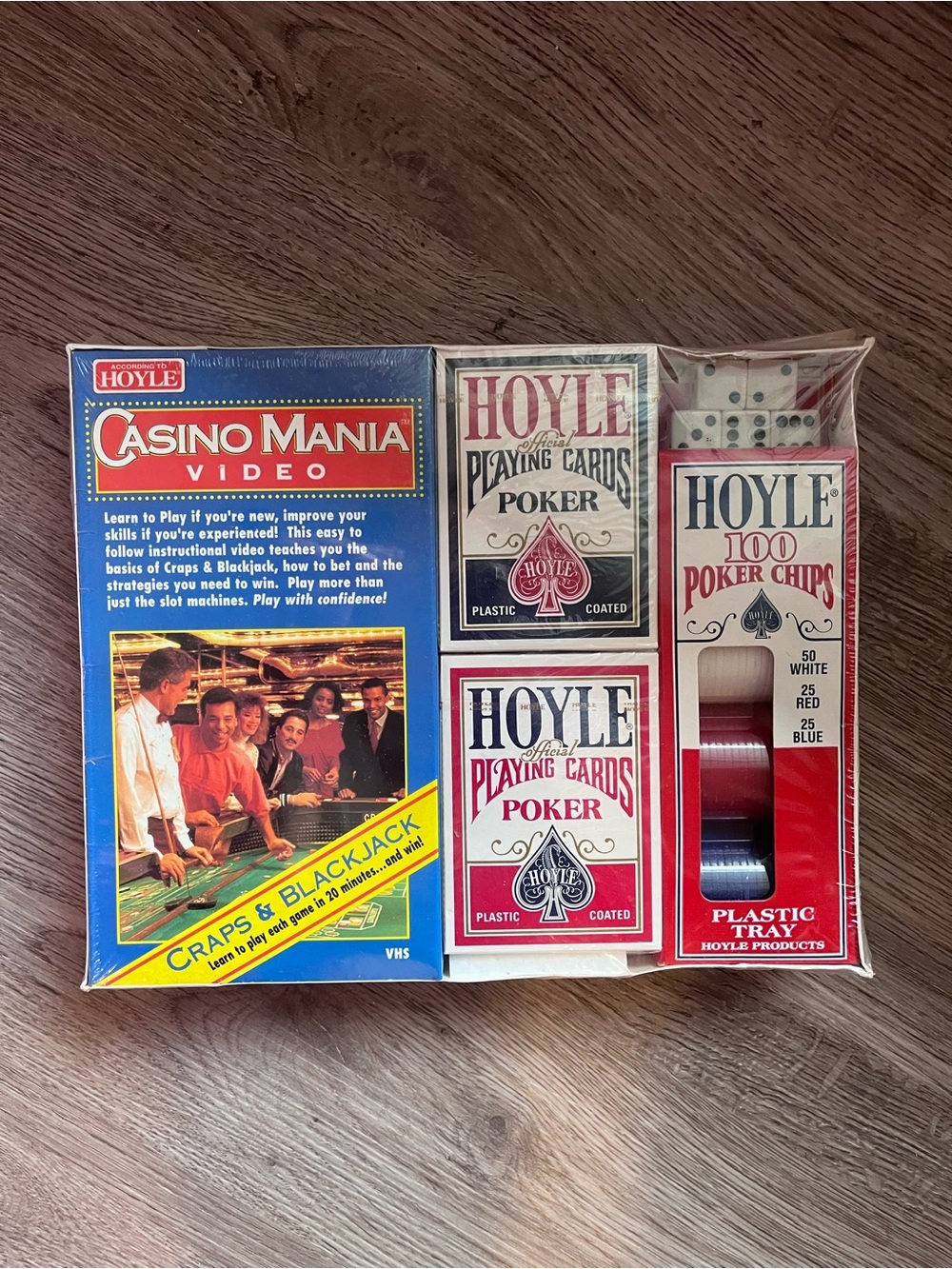 Brand New / Factory Sealed Vintage Hoyle Casino Mania Gaming Set (1994)